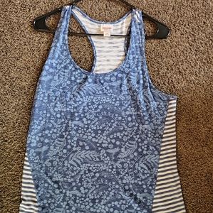 Mossimo brand blue tanktop size Large!
